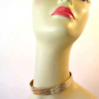 Vintage Choker Collar Necklace, Cuff Necklace, Neck Ring, Ladies Designer Jewelry, Vintage Pins Brooches