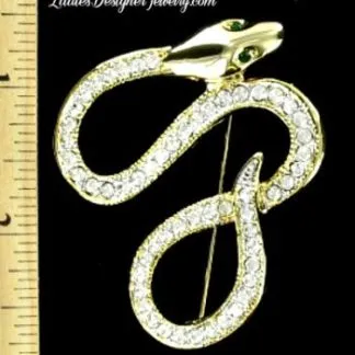 Snake Pin Brooch Jewelry, Vintage Snake Brooches Pins Snakes, Ladies Designer Jewelry, Reptiles