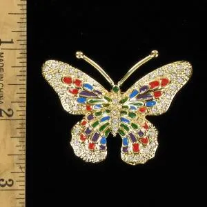 austriancrystalbutterflybrooch_vintagebutterflypins_butterflypins_butterflybrooches_rhinestonebutterflybrooches_rhinestonebutterflypins_womansdesignerjewelry