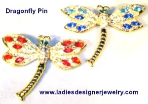rubyrhinestonedragonflypins_ladiesdesignerjewelry_dragonflypins_dragonflybrooches_rhinestonedragonflybrooches_rhinestonedragonflypins_vintagedragonflypins