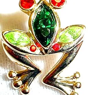 rhinestonetacpinfrog_vintagefrogtacpin_ladiesdesignerjewelry_emeraldfrogtacpin_rubyfrogvintagetacpin_frogtacpin_frogtacpins_estatepinsfrogs