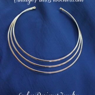 Minimalist Open Back Necklace, Vintage Necklaces, Three Tier Silver Necklace, Ladies Designer Wedding Bridal Jewelry, Vintage Pins Brooches, Suits Dresses Apparel Accessorry Woman's