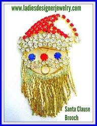 silversantaclausebrooch_vintagerhinestonesantabrooch_santaclausepinswithrhinestones_estatebroochpin_christmaspinsvintage_holidaysantapin_ladiesdesignerjewelry