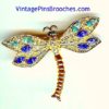 Vintage Dragonfly Pin Brooch Jewelry