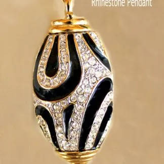 Women's Designer Vintage Black Onyx Enamel Diamond Rhinestone Gold Plated Pendant, Vintage Pins Fashion Brooches, Wedding Estate Jewelry, Bridal Sash Pins, Art Deco Brooches, Ladies Formal Rhinestone Jewelry, Flower Rose Brooch, Dog Brooch, Cat Brooch, Estate Jewelry For Women